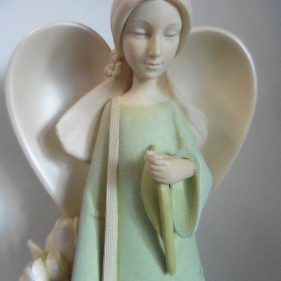 Enesco Foundations - Friend Angel Stone Resin Figurine - Picture 7 of 8